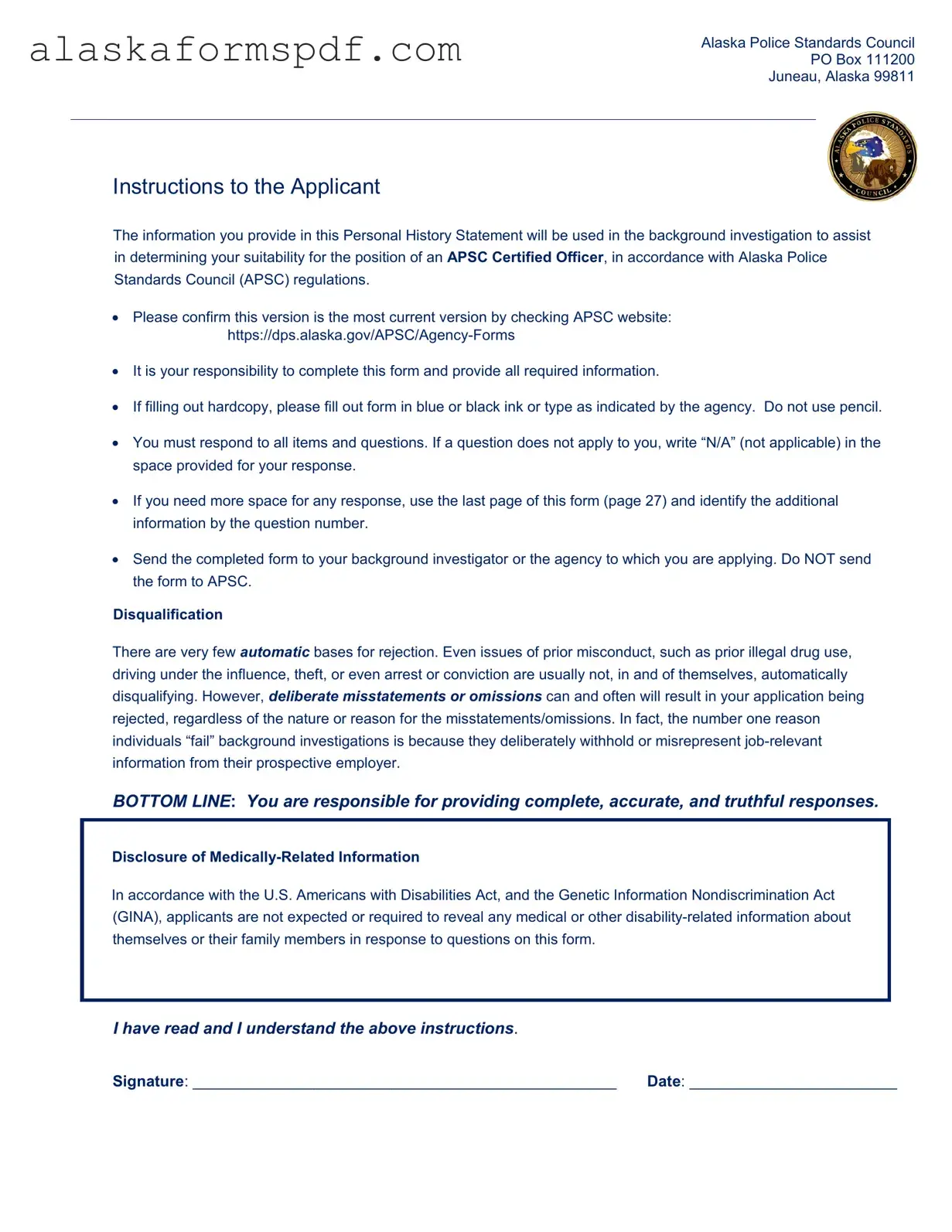 Fill Out Your Alaska F 3 Form