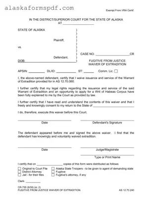 Fill Out Your Alaska Cr 755 Form