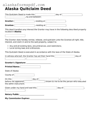Attorney-Approved Alaska Quitclaim Deed Template